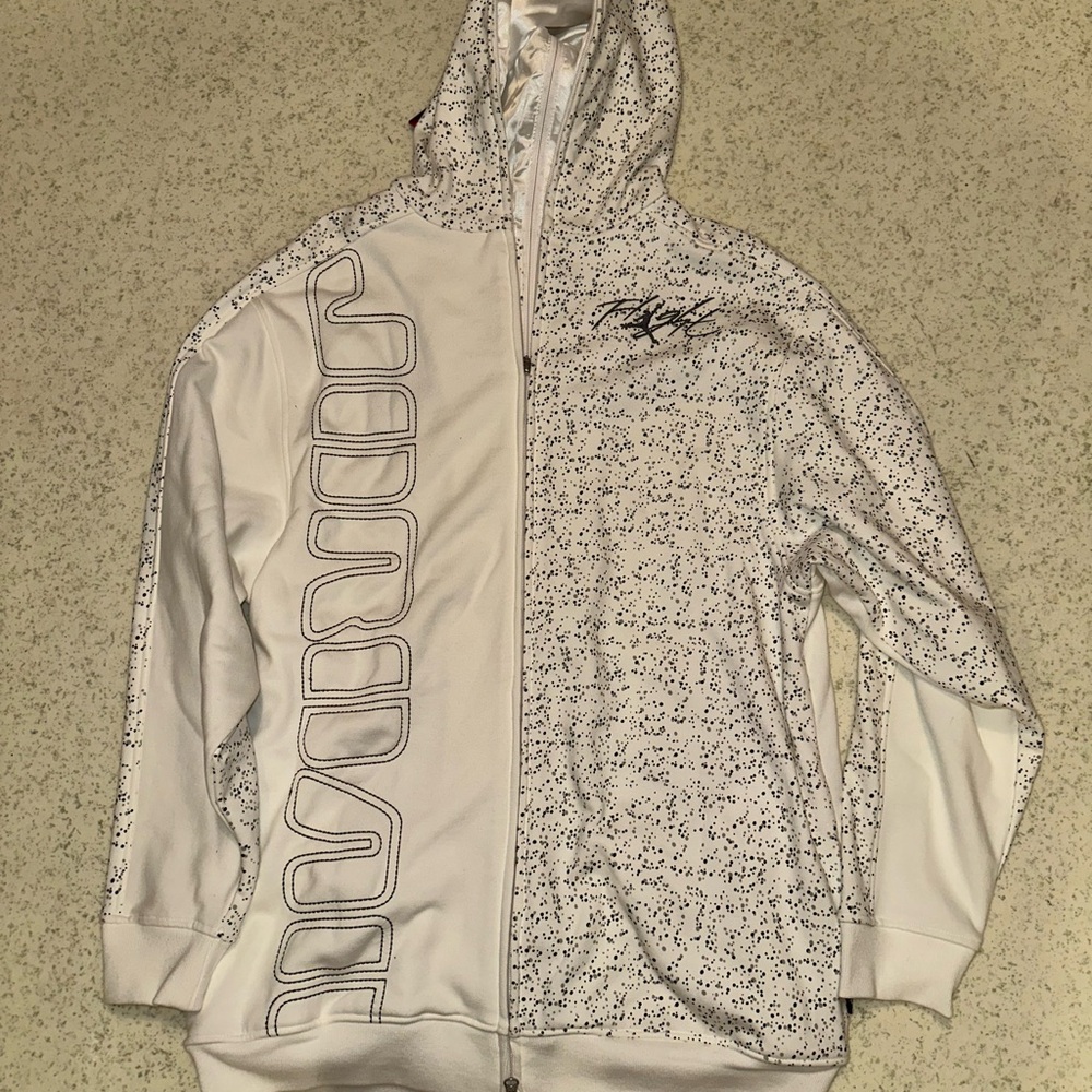 Jordan White and Black Hoodie men’s large New with tags